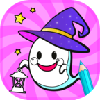 Happy Ghost - Halloween Coloring Book(ֹ׿Ѱ)