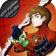֩Ӱ֮Ϸֻ̰(spider superhero & ben alien)v1.0.1°
