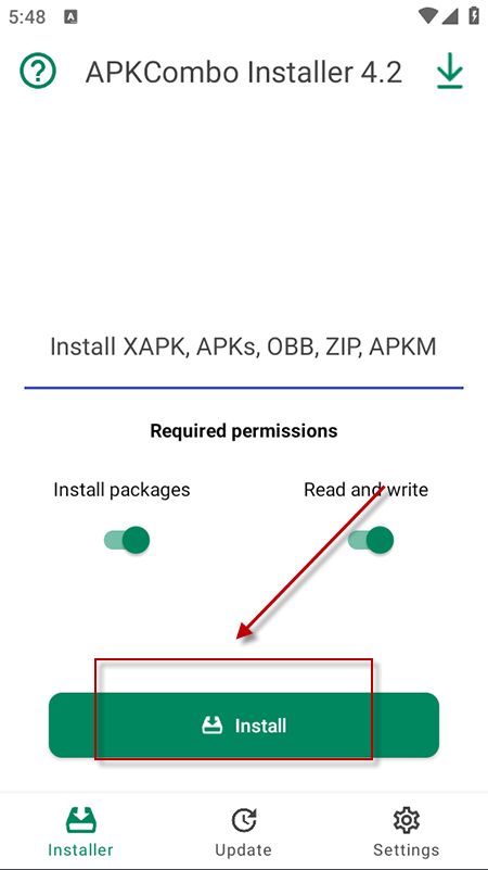 APKCombo Installer°ذװ