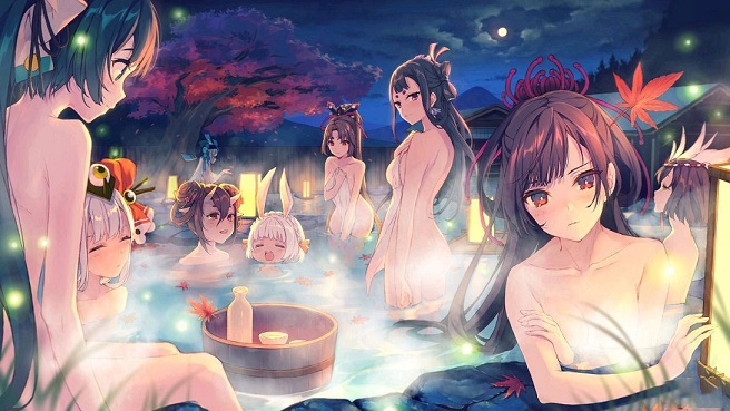 阴阳师女式神去衣泡温泉图分享 你能认出几个来