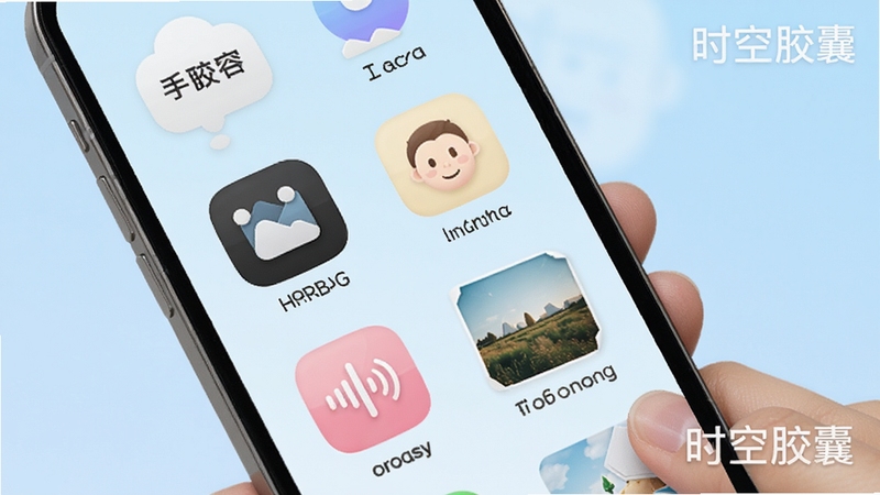 ʱ�ս���App�ڶ��������ݷ�װ���棬�ֻ���Ļ����ʾ���֡�ͼƬ������ͼ���������У��û�����ѡ����Ƭ���뽺�ң�����Ϊ����ɫ���䣬���������죬���С�ʱ�ս��ҡ���������ˮӡ