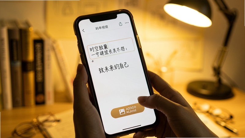 ʱ�ս���д�Ž��棬�ֻ���Ļ��ʾ����������������Ƭ��ť���û��������롰��δ�����Լ���������Ϊ��͵�ů��ɫ����������̨���黯������Ӫ�찲��д�ŵķ�Χ