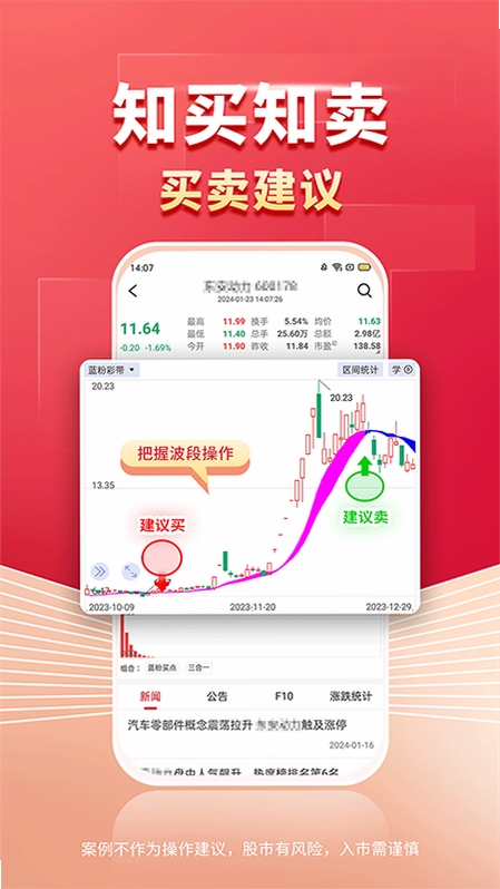 财源滚滚 选股软件 界面
