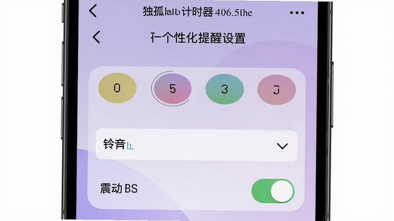 ���¼�ʱ������ʱ���Ի��������ý��棬����չʾ�ֻ���Ļ�ڼ�ʱ���༭ҳ�棬������ɫ��ǩѡ�����������˵����𶯿��أ�����Ϊ��ͽ�����ɫ������Ԫ������������Booguģ������