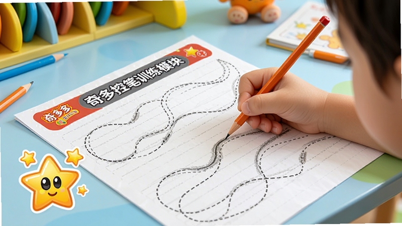 �����ҵֽ�ر�ѵ��ģ�飬����չʾһ�Ų������߹켣�Ŀر���ϰֽ��һֻ��ͯ�ֳ�Ǧ�������������軭���Ա��п�ͨ���ǽ���ͼ�꣬����Ϊ�����Ķ�ͯ������alt=�����ҵֽԤ��ͼ