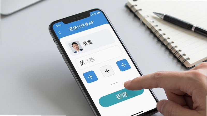 �׸�Ƽ�APP����������д����������Ϊ�ֻ���Ļ��ʾ���ټƼ�¼����壬��Ա��������ǩ�������Ӽ���ť����ָ�����ȷ�ϰ�ť������Ϊ�ɾ���ǳ��ɫ������һ֧�ʺͼ��±���ͻ���ƶ��칫������дʵ��񣬹��߾��ȣ��ʺϹ��ܽ�����ͼ