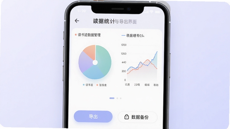 ���鼣����ͳ���뵼�����棬��������Ϊ�ֻ���Ļչʾ��״ͼ������ͼ��ͼ����ɫ��ͣ���Ļ�·��е�����ť�����ݱ���ѡ�����Ϊ����ɫ���䣬�������ִ���Լ��ͻ�����鼣�����ݹ�������