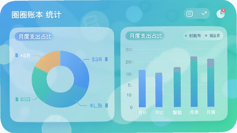 Ȧ���˱� ���ܷ���ͳ��ͼ��ҳ�棬��ͼ����״ͼ���չʾ�¶�֧��ռ�ȣ�����Ϊ���Բ�ǿ�Ƭ�����ɫ��Ϊ���̽���