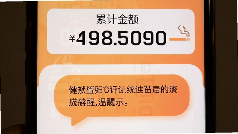 ���ճ�������ͳ���뽡�����ѽ��棬��Ļ�Ϸ���ʾ�ۼƽ�����֣��·�������ܰ��ʾ���ݣ�����Ϊů��ɫ��ͽ��䣬��Χ����
