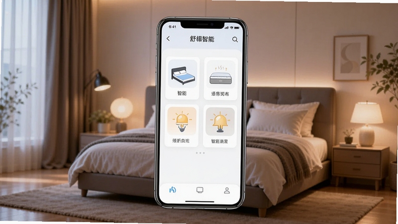 �������APP�������չʾ�������������ֻ���Ļ����Ļ����ʾ�������Ӧ�õ���������壬�������ܴ������桢�ƹ���豸ͼ�꣬����Ϊ��ܰ���ִ����һ�����ɫ����ͣ��Ƽ�����ҾӸ��ں�