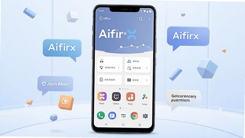 ��������Ϊһ����׿�ֻ����з��ã���Ļ��ʾAIfirx���������棬����Ϊǳ��ɫ����Ƽ��пռ䣬��ΧƯ�������������뼸��ͼ�Σ�������������������Booguģ������