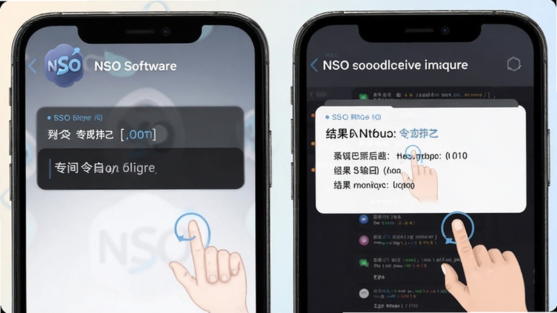 NSOʹ�ü���ʾ��ͼ���ֻ���Ļչʾ����������������Աȣ�����Ϊ���ǳɫ������NSO����Logo�����������ʾ�������������׶�