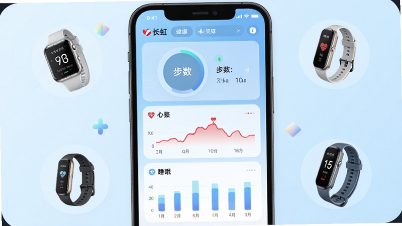 ���罡��APP������չʾ���ֻ���Ļ������ʾ���������Ǳ��̣�������������ͼ���������ߺ�˯����״ͼ������Ϊǳ��ɫ���䣬����Ư���ų��罡���ֱ����˶��ֻ��ļ�Լͼ�꣬���������¿Ƽ��У�����Booguģ������