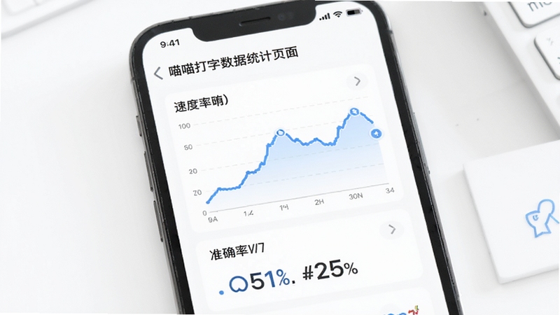 ������������ͳ��ҳ�棬��������Ϊ�ֻ���Ļչʾ�ٶ�����ͼ��׼ȷ�ʰٷֱȣ�����Ϊ����ɫ�뵭��ɫ���䣬ͻ�����ݿ��ӻ�Ч��