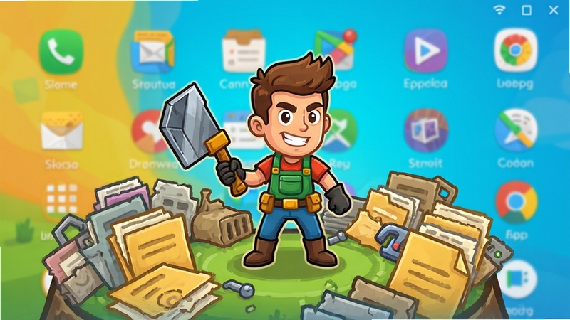 Junk Hero����������ȫòչʾ�������������ֳ�����������վ�ڶ��������ļ�����������ϣ�������ɫ��������ֻ�ϵͳ��������������ͨ���ã�ͻ��������ð�ս�ϵ�����