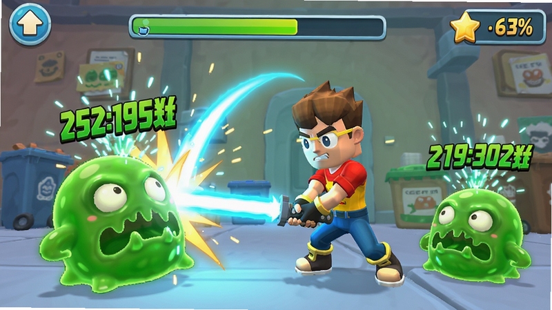 Junk Hero��Ϸ���������������������������ù⽣�������������ļ�����ɫʷ��ķ����������ϵ��������ɹ���������Ч�������н������͵÷���ʾ������ɫ��������������