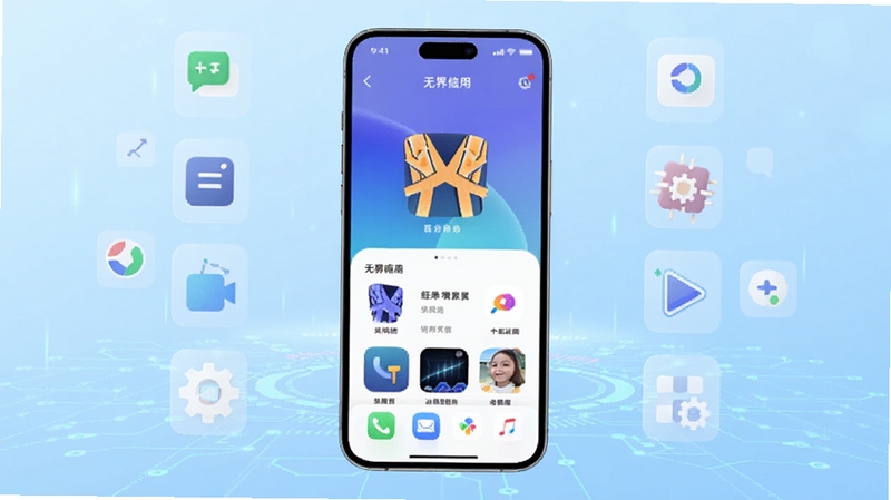 �����������һ�������ֻ�����Ļ����ʾ�޽�Ӧ�ý��棬����Ϊǳ��ɫ����Ƽ��������ܻ��Ƽ�Լͼ��Ԫ�أ�������ɾ���ˬ������ͻ��������Booguģ������