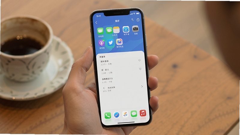 找事 手机应用界面展示
