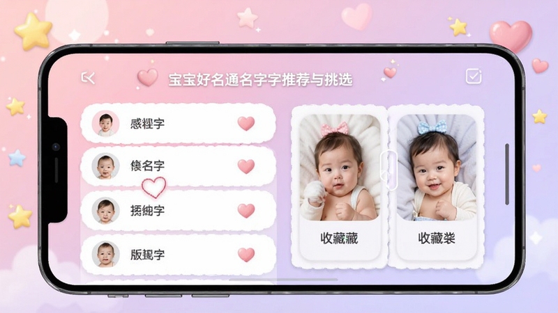 ��������ͨ�����Ƽ�����ѡ���棬����չʾ�ֻ���Ļ�е������б����ղضԱȹ��ܣ�����Ϊ��͵ķ�ɫ�뵭��ɫ���䣬��׺�����밮��Ԫ�أ�����Booguģ������