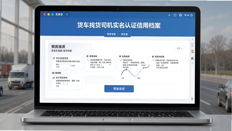 货车找货司机实名认证信用档案页面预览图