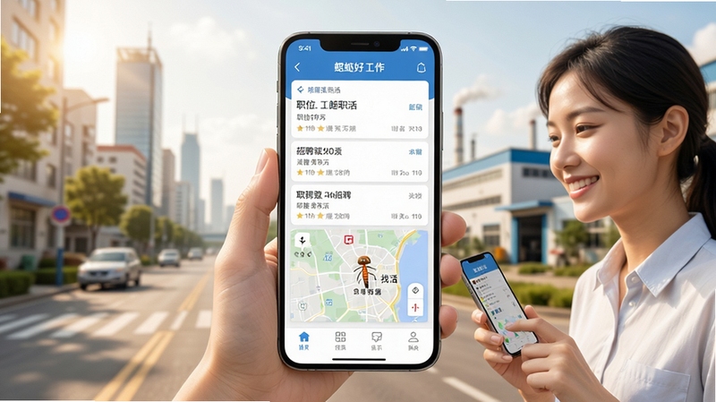 ����չʾ���Ѻù���Ӧ�������棬��������Ϊ�ֻ���Ļ�ڳ���ְλ�б����ͼ�һ�ܣ�����Ϊ�����ĳ��н־��빤��԰������ְ���ֳ��ֻ�΢Ц��������дʵ���£�ɫ����ů��ͻ����Ƹ��������ȫò