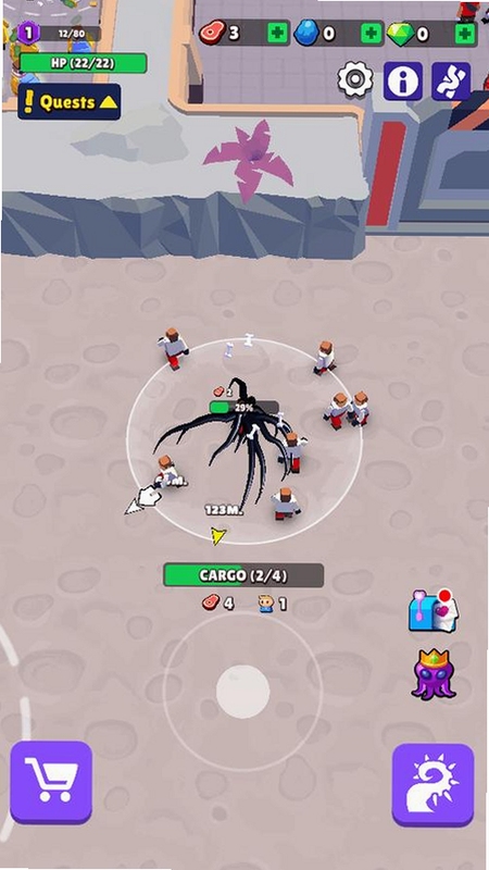 魔幻粒子蜘蛛怪物吞噬免费最新版 alien invasion 游戏画面截图