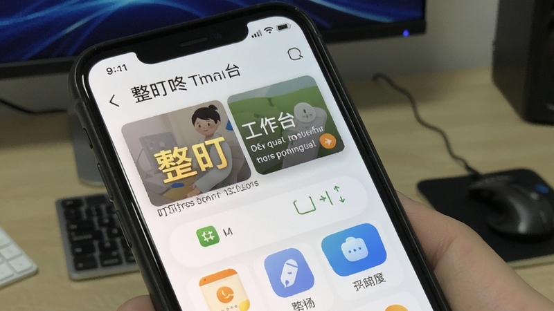 整叮咚工作台手机端运行画面