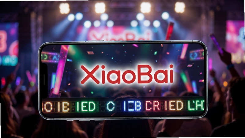 һ����׿�ֻ�������ʾXiaoBai LED��ɫ������Ļ������Ϊ�ݳ���ӦԮ�ֳ������������ֻ�λ������ƫ�����򣬱����黯�������޺�ƹ�ӳ�ģ���������������