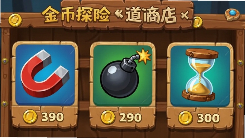 ���̽�� �����̵���棬������չʾ������ը����ɳ©�ȵ���ͼ�꣬ÿ��ͼ���·���ע��Ҽ۸񣬱���Ϊľ�ʻ��ܷ������Booguģ������