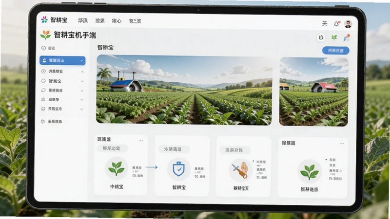 智耕宝机手端 软件主界面预览图