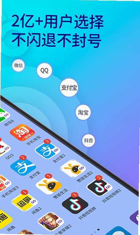 关键词必须包含 双开助手2021免升级破解版,文字可概括整篇文章全部内容,用于搜索配图