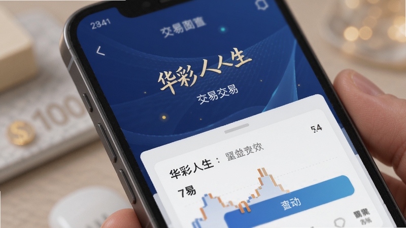 华彩人生移动端交易界面与资金管理功能特写