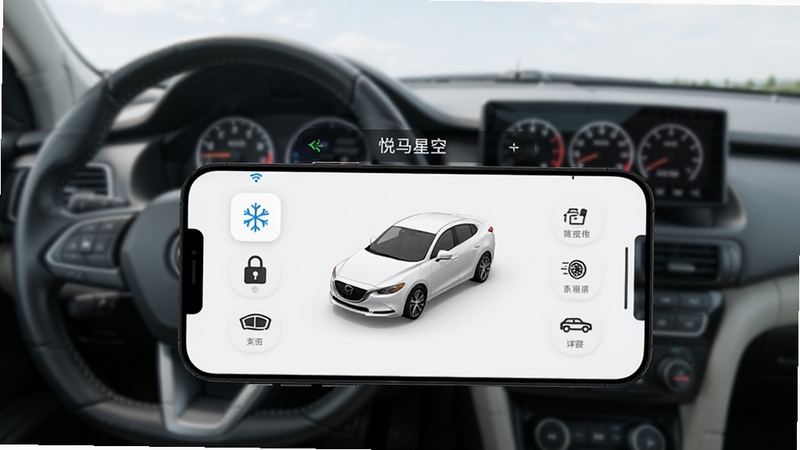 һ�������ֻ���Ļ��д����Ļ����ʾ�����ǿ�App�ĳ������ƽ��棬����������һ����ɫ���Դ�3Dģ�ͣ���Χ�ֲ��ſյ��������������ơ�����ȿ��ư�ťͼ�ꣻ����Ϊ�黯�ĳ��ڼ�ʻ���ӽǣ����������Ǳ�����Լ�ɼ������廭������������ͻ��Զ�̿��ƹ��ܵı������Ƽ���