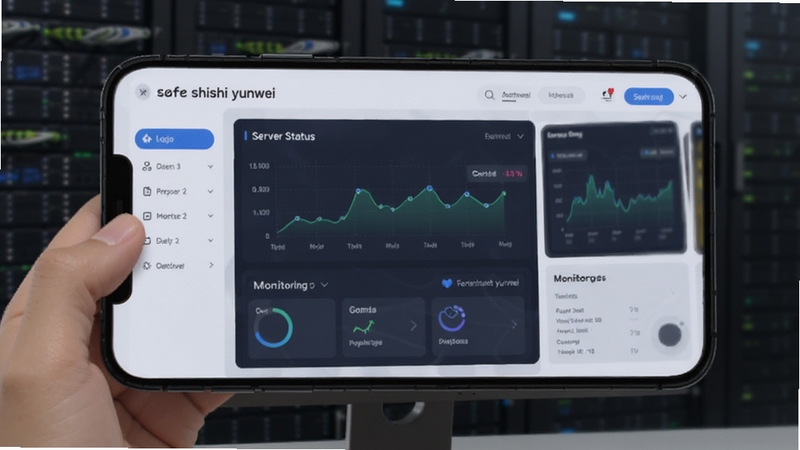 soft name shishi yunwei mobile dashboard monitoring server status interface