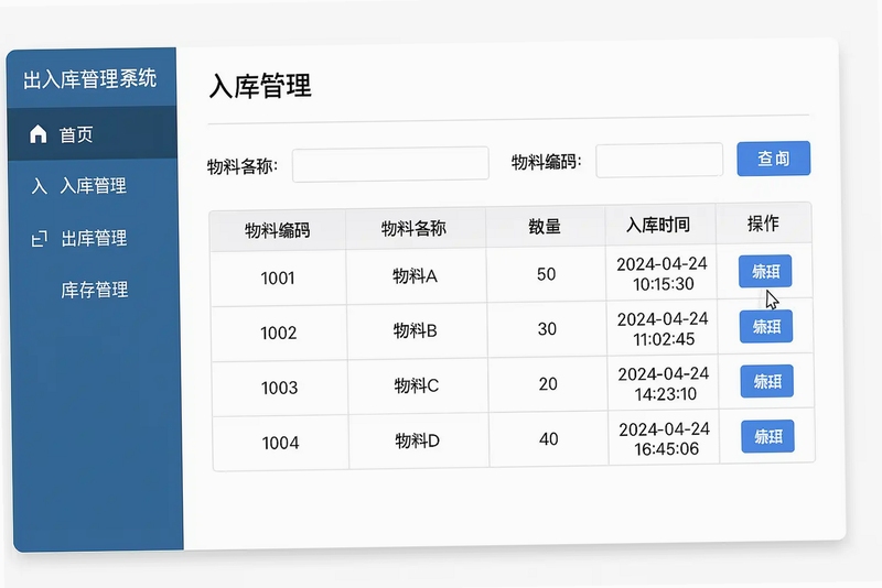 出入库管理软件操作教程
