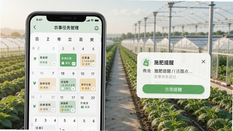 �ǻ�ũҵappũ���������ҳ�棬�ֻ�����չʾ����ʽ�����б���ʩ�����ѵ���������Ϊ������ִ�ũҵ԰���������Ȼ�⣬дʵ���