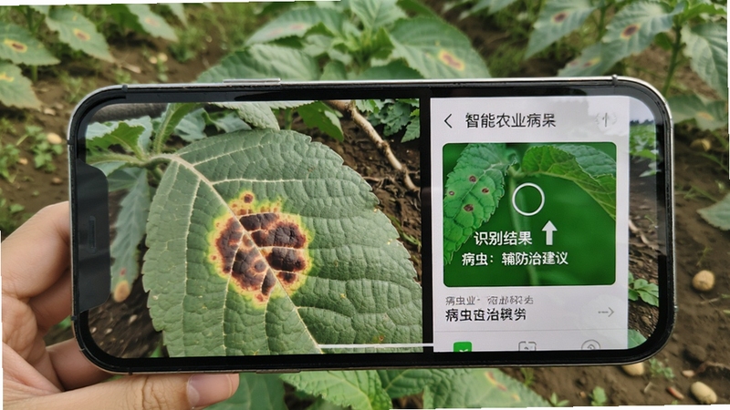 �ǻ�ũҵapp���溦ʶ�������ܣ��ֻ�����ҶƬ���߲���ʾʶ��������ν��飬����Ϊũ����д����Ȼ���ߣ�ϸ������