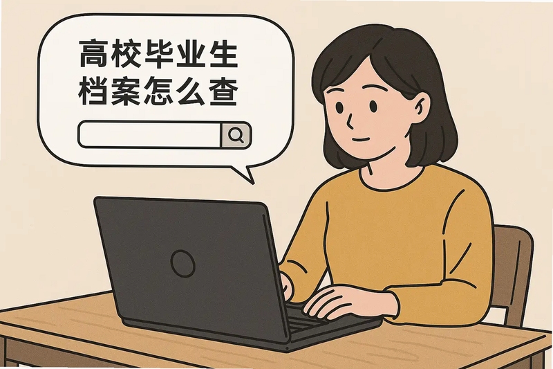 学历档案查询步骤流程图