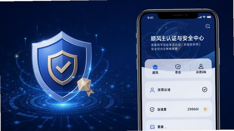 ˳�糵��ƽ̨������֤�밲ȫ���Ľ���չʾ���ֻ���Ļ����ƫ�ң�����Ϊ����ɫ�Ƽ��н��䣬������������������֤����Ԫ�أ����崫�ݰ�ȫ���ŵ��Ӿ�����