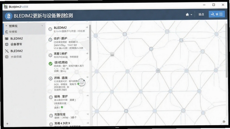 BLEDIM2固件更新与设备兼容性检测界面预览图