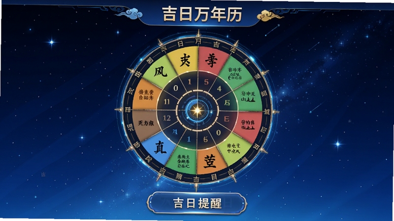 �����������Ƶ���ʱ��ѯҳ�棬��������Ϊʮ��ʱ��Բ�̣�ÿ��ʱ����ע������ɫ��Բ���·��м������Ѱ�ť������Ϊ����ɫ�ǿս��䣬�����м�����������ʶ������Ƽ����봫ͳԪ�ؽ�ϣ�����Booguģ������