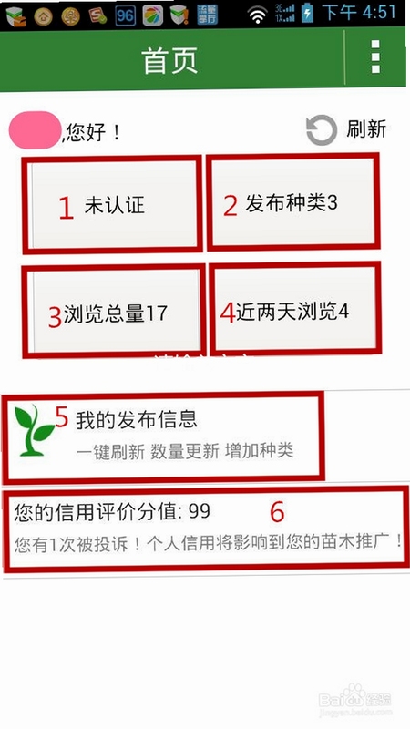 苗木人使用教程界面