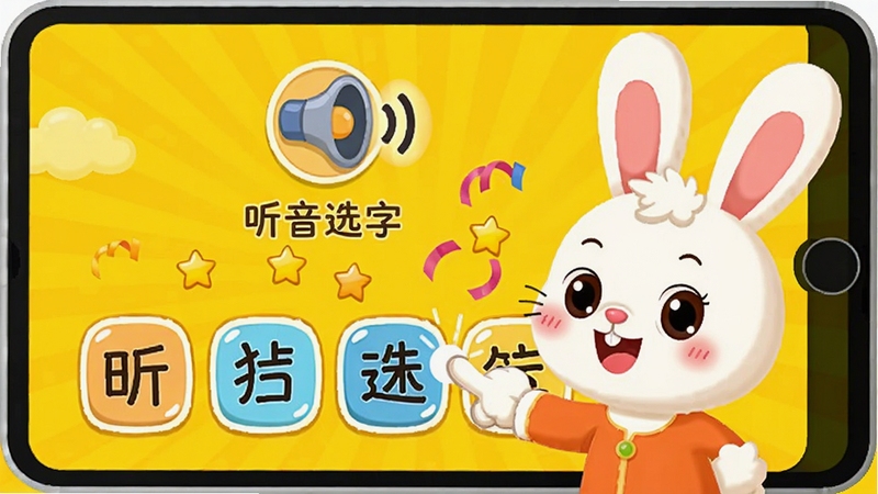 ���޿�ͼʶ�ֻ�����ϰ���棬����չʾһ����ͨС�������桰����ѡ�֡���Ϸ����Ļ�Ϸ�������ͼ�����ڲ����������·����ĸ�����ѡ�С��������ָ�������һ�����Ա������ǺͲʴ�Ʈ�䣬�����������Ļ�ɫ���������ֵ�ѧϰ��Χ