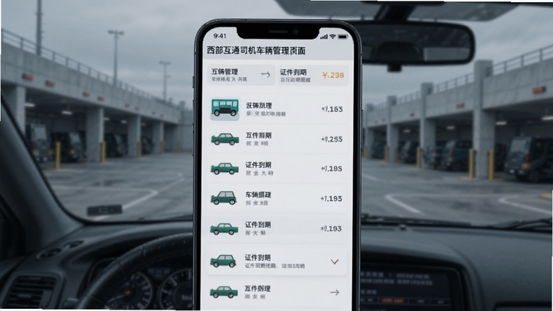 ������ͨ˾����������ҳ�棬�ֻ���Ļ��ʾ�����б���֤���������ѣ�����Ϊͣ��������������ɫ��ƫ��ң�ͻ���������ߵ�רҵ�У�����Booguģ������