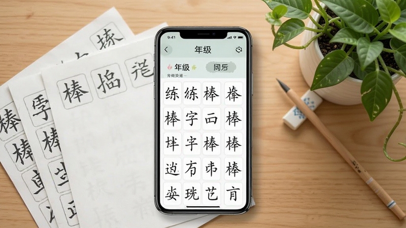 ���ְ���ͬ��������Դ���棬����չʾ�ֻ���Ļ�ڰ��꼶����ĺ����б�����Ļ�Ա�ɢ�伸������ֽ������Ϊľ����������ɫֲ�������������Ȼ