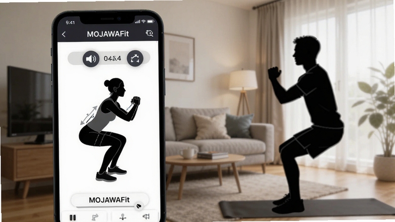 MOJAWAFit ʵʱ����ָ�����棬�ֻ���Ļ��ʾ��׶���ʾ��ͼ��������ʾͼ�꣬�Ա���ѵ���߼�Ӱ������Ϊ�Ӽҿ��������������Χרע�����ɣ����� Boogu ģ������
