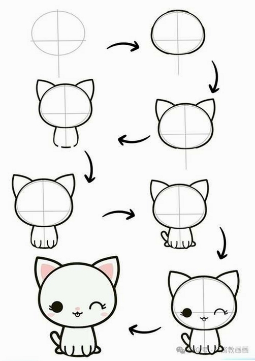 轻松学简笔画 动物教程