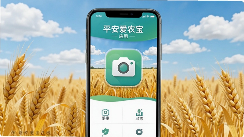 ƽ����ũ��Ӧ�������棬�ֻ���Ļ����չʾ������ɫ��ũҵ��񣬱����ǽ�Ƶ������������ƣ�������������ͻ��ũ��ˮӡ�������ͼ��