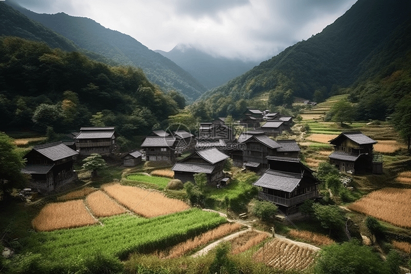 村庄游戏布局规划图