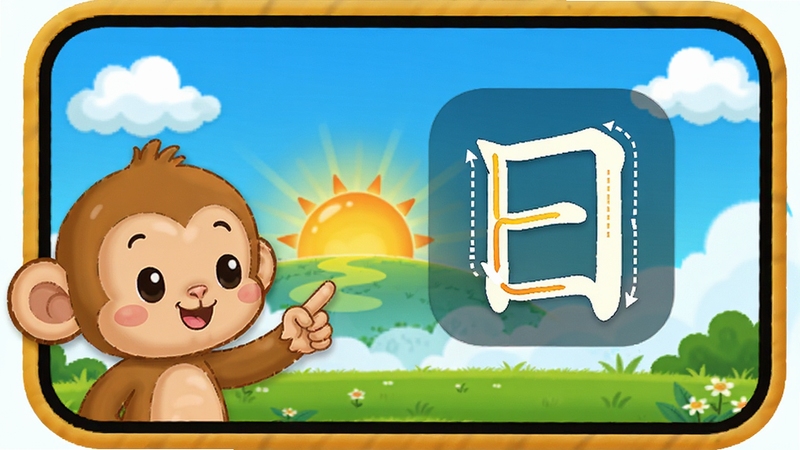 ̽С��ʶ�ֶ���ʶ��ҳ�棬��ͨС��ָ����Ļ�ϵĺ��֡��ա����Ա�չʾ̫������Ķ������������ֱ�˳����ʾ��������������ƺͲݵأ�����������ܰ���ʺ϶�ͯ������������չʾͼ